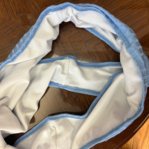 Light Blue Ribbed Bikini Set - Picture 4 of 8